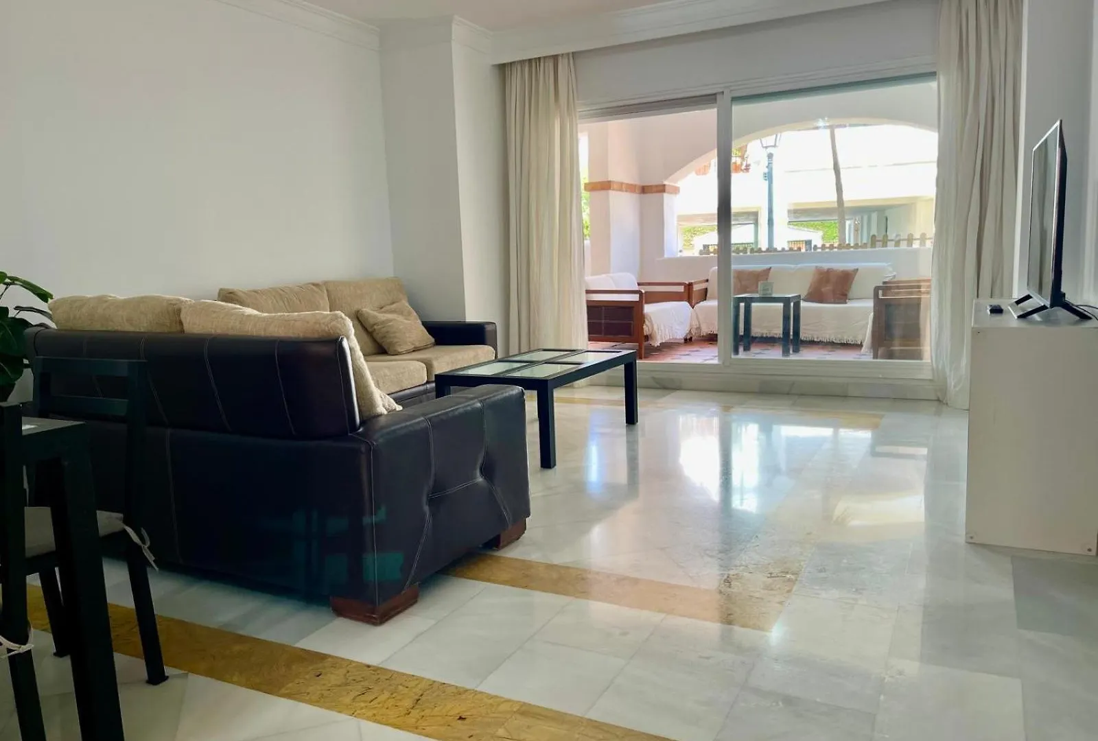 Apartament Solguest Apt A 7 Minutos De Puerto Banus 1ª Linea Playa!!! Marbella Hiszpania